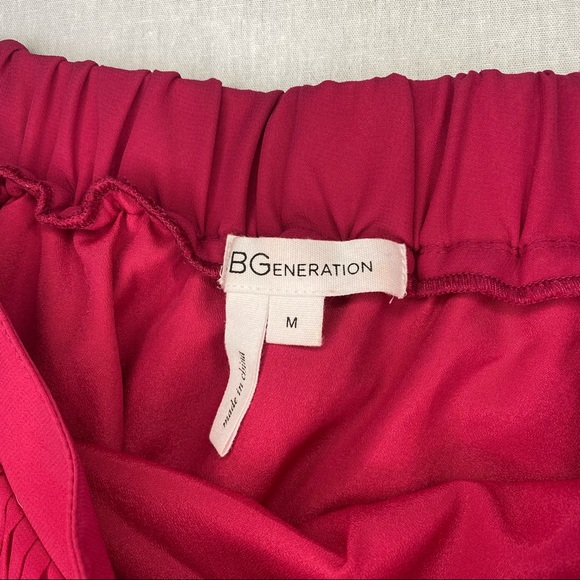 BCBGeneration Accordion Pleat Chiffon A-line Skirt - Picture 5 of 6